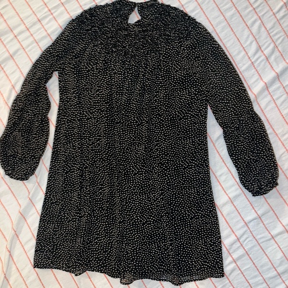 Black and white polka dot Zara dress size small - Picture 2 of 3